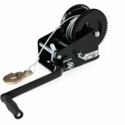 CARPARTS-ONLINE Profi Seilwinde Handwinde Mit Drahtseil 1500 Kg 10 Meter