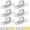 MODOU Strapazierfähiger Decken-Wandhakenanker 5 Mm 3/16 Zoll Edelstahl 304, Ideal Für Yoga-Schaukeln, Hängematten/Boat Rig/Marine Deck Hardware -Seilwinden Sales 67876861 1
