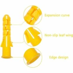 MODOU Strapazierfähiger Decken-Wandhakenanker 5 Mm 3/16 Zoll Edelstahl 304, Ideal Für Yoga-Schaukeln, Hängematten/Boat Rig/Marine Deck Hardware -Seilwinden Sales 67876861 5