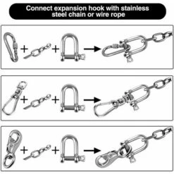 ECHOO Bügelschäkel 4 Stück M8 Edelstahl D-Form Kettenschäkel Hebeschnalle Hebekettenschäkel Mit Gewindeschraubstift 9 ECHOO Bügelschäkel 4 Stück M8 Edelstahl D-Form Kettenschäkel Hebeschnalle Hebekettenschäkel Mit Gewindeschraubstift -Seilwinden Sales 67934019 3