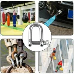 ECHOO Bügelschäkel 4 Stück M8 Edelstahl D-Form Kettenschäkel Hebeschnalle Hebekettenschäkel Mit Gewindeschraubstift 11 ECHOO Bügelschäkel 4 Stück M8 Edelstahl D-Form Kettenschäkel Hebeschnalle Hebekettenschäkel Mit Gewindeschraubstift -Seilwinden Sales 67934019 5