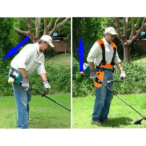 HEGUYEY Schulter-zu-Schultergurt, Gurt Für Rasentrimmer 7 HEGUYEY Schulter-zu-Schultergurt, Gurt Für Rasentrimmer – Bild 5