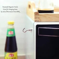 RHAFAYRE 10er-Pack Magnethaken, 10 Kg+ Starker Magnet Mit Kühlschrankhaken, Strapazierfähiger Deckenhaken, Magnethaken -Seilwinden Sales 68113751 4