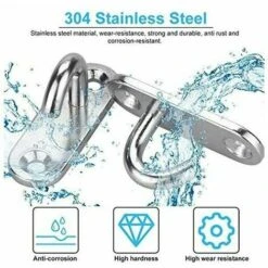 ECHOO Augenbefestigungshaken Wandschraube Deckenhaken Edelstahl Silber Augenplatte Anker Hängesessel Yoga Deckenhaken Moskitonetz Boot Takelage Marine Deck Hardware 10 ECHOO Augenbefestigungshaken Wandschraube Deckenhaken Edelstahl Silber Augenplatte Anker Hängesessel Yoga Deckenhaken Moskitonetz Boot Takelage Marine Deck Hardware -Seilwinden Sales 68255366 4