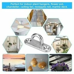 ECHOO Augenbefestigungshaken Wandschraube Deckenhaken Edelstahl Silber Augenplatte Anker Hängesessel Yoga Deckenhaken Moskitonetz Boot Takelage Marine Deck Hardware 11 ECHOO Augenbefestigungshaken Wandschraube Deckenhaken Edelstahl Silber Augenplatte Anker Hängesessel Yoga Deckenhaken Moskitonetz Boot Takelage Marine Deck Hardware -Seilwinden Sales 68255366 5