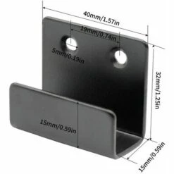 ECHOO Edelstahlhaken Zur Wandmontage Von Keramikfliesen, 10 Stück Robuste Halterung 20 Schrauben Zum Aufhängen In Bad Und Küche (Schwarz) 10 ECHOO Edelstahlhaken Zur Wandmontage Von Keramikfliesen, 10 Stück Robuste Halterung 20 Schrauben Zum Aufhängen In Bad Und Küche (Schwarz) -Seilwinden Sales 68255449 4
