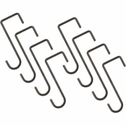 MONLY Stück 5 X 15 Cm Vinyl-Zaunhaken (Braun)