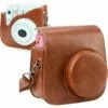 MONLY Mini-PU-Ledertasche, PTNeu-Schutzhülle Für Fujifilm Instax Mini 8 / Mini 8+ / Mini 9, Sofortbildkamera-Holstertasche, Spezielle Retro-Kameratasche Mit Abnehmbarem Riemen -Seilwinden Sales 68294927 1