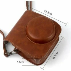 MONLY Mini-PU-Ledertasche, PTNeu-Schutzhülle Für Fujifilm Instax Mini 8 / Mini 8+ / Mini 9, Sofortbildkamera-Holstertasche, Spezielle Retro-Kameratasche Mit Abnehmbarem Riemen -Seilwinden Sales 68294927 3