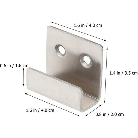 MONLY 8-teiliges Bilderrahmen-Aufhänger-Kit Doppelloch-Bilderrahmen-Aufhängehaken Klammern 15 Mm 5 MONLY 8-teiliges Bilderrahmen-Aufhänger-Kit Doppelloch-Bilderrahmen-Aufhängehaken Klammern 15 Mm – Bild 3
