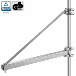 AREBOS Schwenkarm Wandhalterung Für Elektrische Seilwinde 1000 Kg | Wandbefestigung Für Seilwinde Flaschenzug | 180° Grad Schwenkbar