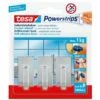 TESA SELBSTKLEBENDE HAKEN, BIS 1KG, WIEDER ABLÖSBAR, ECKIG, CHROM, 3 STÜCK -Seilwinden Sales 69114109 1