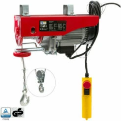 AREBOS Elektrische Seilwinde Motorwinde Seilhebezug Seilzug Winde 400-800kg