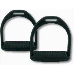 Eldorado - Steigbügel KUNSTSTOFF, Schwarz - 11 Cm