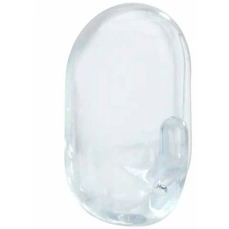 WENKO Haken Kleider Garderoben Wand Tür Selbstklebend Transparent 3 WENKO Haken Kleider Garderoben Wand Tür Selbstklebend Transparent