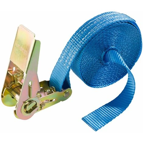 Arebos Spanngurt 10 Stück (800 Kg, 6 M, Einteilig) - Zurrgurt Ratschenspanngurt Hartgurt 800 DaN 0,8t - Blau 4 Arebos Spanngurt 10 Stück (800 Kg, 6 M, Einteilig) - Zurrgurt Ratschenspanngurt Hartgurt 800 DaN 0,8t - Blau – Bild 2