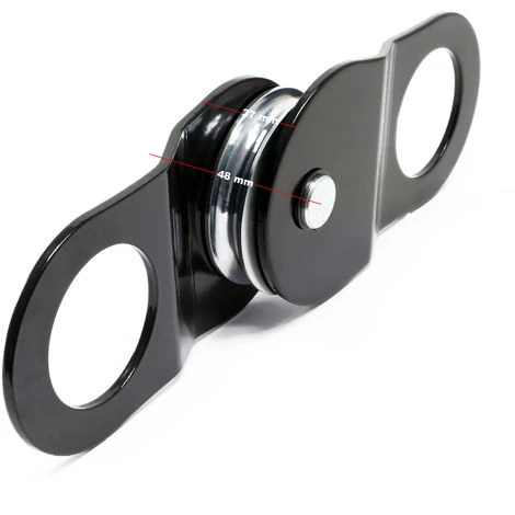 WILTEC Umlenkrolle 10t Seilwinde Lastenzug Seilzug Snatchblock Seilrolle Werkstatt Forst 6 WILTEC Umlenkrolle 10t Seilwinde Lastenzug Seilzug Snatchblock Seilrolle Werkstatt Forst – Bild 4